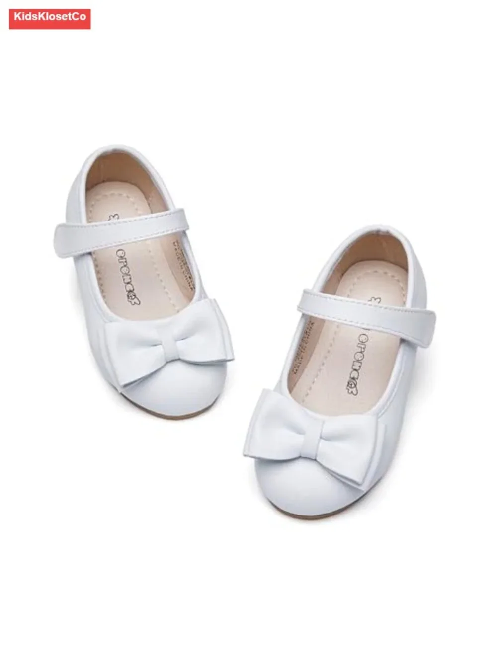 Toddler Girls Mary Jane Ballet Flats Dress Shoes with Bows